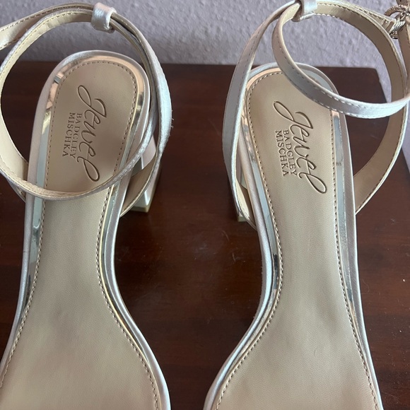 Jewel BADGLEY MISCHKA bejeweled block heel - Picture 3 of 4